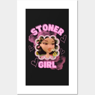 Stoner girl vibes Posters and Art